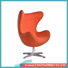 Modern Design Fiberglass Fabric Egg Lounge Leisure Swing Egg Ball Chair (Hz-Q522)